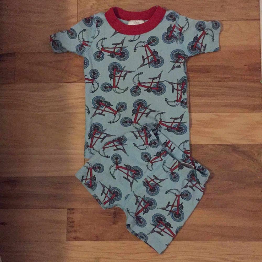 Hanna Andersson pajama set shorts sz 90